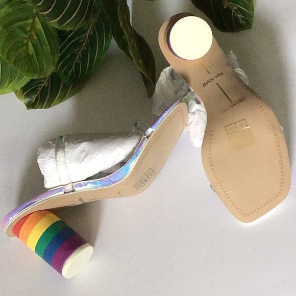 Dolce Vita Rainbow Noles Heels - Picture 13 of 15